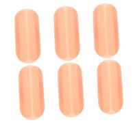 Mikikit 6Piezas Mini Almohadillas de Silicona para Invisibles Antideslizantes Hombreras Adhesivas para Mujeres Soporte de Hombro Cierre Seguro y Reutilizable