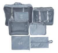 Mikikit 7piezas Bolsas de Almacenamiento Cubos de Viaje para Empacar Organizador de Equipaje Bolsas de Embalaje para Maletas para Ropa y Zapatos Uso Viajes