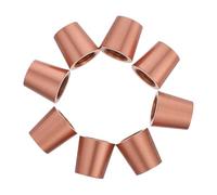 Mikikit 8 Piezas Patas de Latón para Bandejas y Muebles de Elevadores Cónicos de Acabado Pulido Resistente para Mesas Sofás y Cajas Decorativas