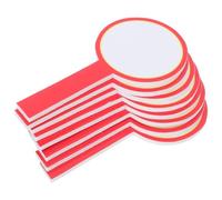 Mikikit 8 piezas Pizarra Blanca Borrable Tablero de Puntuación Portátil para Paletas Regrabables DIY Escritura Manual