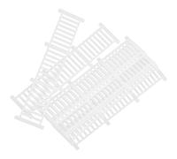 Mikikit 8 Piezas Valla en Miniatura para Micropaisaje, Decoración de Jardín y Casa de Muñecas, Accesorios Decorativos para Paisajismo Interior, Modelo de Cerca Vintage Compacto