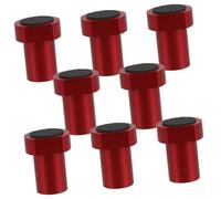 Mikikit 8piezas Abrazaderas De Aluminio para Carpintería Diseño Antideslizante Bloques De Posicionamiento Accesorios para Mesa De Trabajo y Proyectos