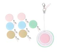 Mikikit 8piezas Toallitas Para Pantalla Móvil Limpiador De Gafas Herramienta De Limpieza Para Lentes Toallitas Con Llavero Colores Azul Verde y Khaki Para Limpiar Pantallas De Móviles y Le