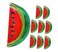 Mikikit 9 Piezas Broche de Sandía de Dibujos Animados Atractivo para Ropa Obsequio de Verano para Mujeres y Adolescentes