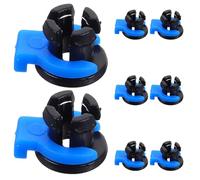 Mikikit Abrazadera de Clip para Hotend de Extrusora, Pinza Plástica de Acople Rápido para Tubo Bowden, Set de 8 Piezas para Uso en Impresoras 3D de Precisión