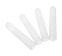 Mikikit Accesorio de silicona para mango de cepillo dental eléctrico, 4 fundas, diseño antideslizante y cobertura total, compatible con mango blanco para viaje