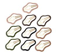 Mikikit Accesorios Cabello 10 Pinzas Decorativas Multicolor Horquillas a Presión para Mujeres y Niñas Resistentes y Versátiles para Peinados y Usos Diarios