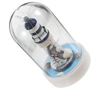 Mikikit Adorno de Faro LED Decoración Dormitorio Encanto o Escritorio
