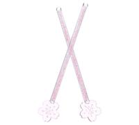Mikikit Agitadores de Vidrio para Cócteles y Té, Pack de 2 Varillas para Mezclar Jugos, Leche y Café, Diseñados para Uso en Cafeterías y Eventos Reutilizable