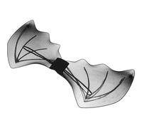 Mikikit Alas de Murciélago para Negras de Poliéster Accesorio Ligero para Disfraz de Halloween Cosplay y Fiestas de Disfraces Diseño Temático Correas Ajustables para Carnaval y Teatro