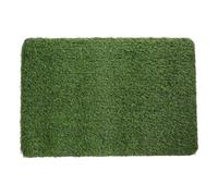 Mikikit Alfombra de Césped Artificial para Entrada Moqueta Exterior para Decoración y Supermercados Interior y Exterior