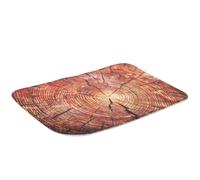 Mikikit Alfombrilla de Suelo Pegatina para Suelo de PVC Marrón Patrón de Madera, Antideslizante y Cómoda, para Salón y Baño, Estilo Nórdico