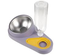 Mikikit Alimentador Automático para Mascotas Cuenco Antivuelco y Dispensador de Comida para Perros y Gatos, Adecuado para Hogares y Tiendas