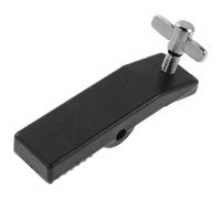 Mikikit Almohadilla de Impacto para Pedal de Bombo, Placa de Hierro Macizo de 3 X 1,2 Pulgadas, Accesorio para Batería Acústica, Parte de Repuesto para Uso en Grabaciones y Presentaciones