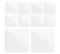 Mikikit Almohadillas Adhesivas Transparentes de Doble Cara 80 Unidades sin Rastro Removibles y Resistentes para Montaje en Paredes Carteles y Decoraciones Uso Multipropósito en Hogar y