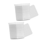 Mikikit Almohadillas Limpiadoras de Algodón 400 Piezas para Extensiones de Pestañas y Uñas Discos Desmaquillantes sin Residuos Doméstico Salón