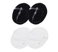 Mikikit Almohadillas para Axilas 4 Piezas de Poliéster Absorbente Transparentes y Portátiles Antitranspirantes Secado Rápido Ideales para Actividades al Aire Libre y Ropa Ajustada