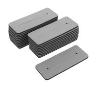 Mikikit Almohadillas Térmicas para Permanente 20 Piezas, Tapetes Aislantes Resistentes al Calor, Láminas para Rizar Cabello Gris 4,56 X 1,77 X 0,2 Pulgadas, Accesorios para Salón