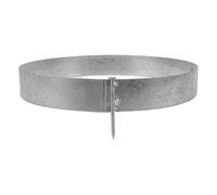 Mikikit Anillo Metálico para Algodón de Azúcar 40 CM Herramienta Comercial para Fijar Bolsas de Empaque Suministros para Máquinas de Malvaviscos en Negocios y Eventos al Aire Libre