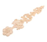 Mikikit Apliques de Madera Tallado y Acabado Pulido Fino para de Muebles Beige y Fáciles de Teñir para Puertas Interiores