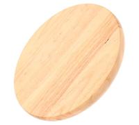 Mikikit Asiento Redondo de Madera Maciza para Taburete Recambio Resistente y Seguro para Taburetes de Cocina y Barras Duradera para Sillas Altas y Mesas Auxiliares Superficie Lijada Suave