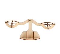 Mikikit Balanza De Juguetes Educativos para Pesaje para Aula Báscula para Aprendizaje De Equilibrio Matemático Montessori