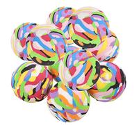 Mikikit Balones de Entrenamiento Esponjosas 10 Piezas Resistente al Desgaste para Niños Interior Práctica