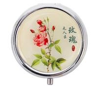 Mikikit Bálsamo Sólido Perfume Sólido para Dama 12 G Pequeño Aroma a Rosas Portátil Aromaterapia Sólida Uso Exterior Práctico