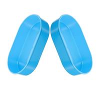 Mikikit Bandeja Dispensadora Médica Azul para Carrito Hospitalario Organizador Pequeño de Pastillas Contenedor Plástico para Dos Piezas Uso en Hospitales y Clínicas