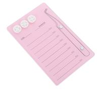 Mikikit Bandeja Magnética Color Aleatorio de Acrílico para Extensión de Pestañas Varios estilos Diseño Portátil y Silicona, Herramienta Profesional para Artistas de Maquillaje y Injerto