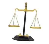 Mikikit Báscula de Metal Decorativa para Centro de Mesa, Diseño Creativo y Moderno en Hierro, Adecuado para Decoración de Oficina y Hogar