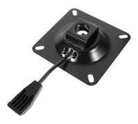 Mikikit Base de Silla de Oficina Cuadrada de Hierro Resistente Control de Inclinación y Elevación Base Giratoria Práctica para Repuesto y Piezas de Sillas de Oficina