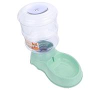 Mikikit Bebedero Automático para Mascotas 3,8l Tazón Grande Verde Paja, Dispensador Continuo de Agua para Gatos y Perros, Fuente Portátil para Suministro Constante de Agua