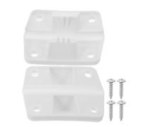 Mikikit Bisagras de Repuesto Accesorio Adecuado para Reparación para Enfriador Portátil de Camping, Plástico Blanco, 2 Piezas, Fácil Instalación y Evita Aflojamiento