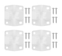 Mikikit Bisagras de Repuesto y Compatibilidad Versátil Juego de 4 Tornillos, Fácil Instalación para Enfriador de Plástico Blanco para Reparación de Hieleras