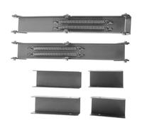 Mikikit Bisagras para Mesas Abatibles de Acero Resistente Juego de 6 Piezas Soporte Plegable 2 Resortes 2 U Grandes 2 U Pequeñas Herrajes Ocultos para Escritorios y Muebles en Hogar y