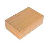 Mikikit Bloque de Yoga de Bambú Natural, Seguro y Portátil para Ejercicios de Yoga en Casa y Fitness, Mejora la Flexibilidad Equilibrio Corporal