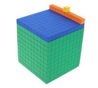 Mikikit Bloques de Matemáticas para Set de Cubos de Aprendizaje de Foam Manipulativos Educativos para para Educación Temprana y Desarrollo Infantil
