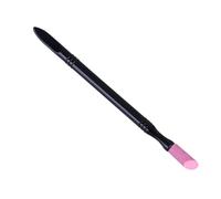 Mikikit Bolígrafo De Para Uñas Herramienta Profesional Para Manicura y Remoción De Cutículas Para Personal y Salón Color Negro