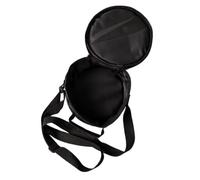 Mikikit Bolsa de Almacenamiento Negra para Protección contra Impactos de 8 Pulgadas Correa Cruzada y Acolchado de Algodón para Instrumento de Lengua de Acero