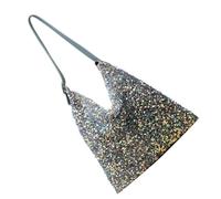 Mikikit Bolso de Hombro Resistente a Daños y Cómodo de Llevar Lentejuelas Azules para Mujer Diseño Moderno y Casual para Uso Diario
