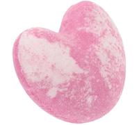Mikikit Bomba de Baño en Forma de Corazón de Sal Marina Aceite Esencial de Lavanda, Diseño Compacto y Tejido Cómodo para Spa y Baño Relajante