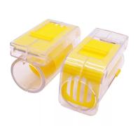 Mikikit Botella de Marcador de Plástico para Apicultores Superficie Lisa, Jaula de Captura y Marcado de Abejas Reinas Adecuado para Apicultura