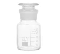 Mikikit Botella de Reactivos de Vidrio para Investigación y Ciencias