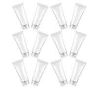 Mikikit Botellas Exprimibles para Loción 30 Piezas 20 Ml Tapa Abatible Plástico Transparente Viaje Cuidado Personal Rellenable a Prueba de Fugas para Champú Gel y Limpiador Facial