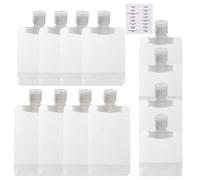 Mikikit Botellas Rellenables Prácticas Botellas para Embalaje de Cosméticos 30ml-100ml Dispensador para Champú Gel de Baño Loción Viaje