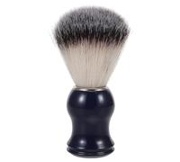 Mikikit Brocha de Afeitar Cerdas de Nylon y Mango de Abs para Hombre Genera Espuma y Previene Irritación, Adecuado para Uso Diario y Viaje