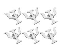 Mikikit Broches de Psicología de Aleación Vintage 6 Piezas en Plata Pins Símbolo Psi para Solapas Mochilas Bufandas y Vestidos Accesorios Versátiles para Psicólogos Terapeutas y