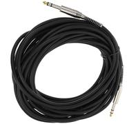 Mikikit Cable de Audio para Guitarra Eléctrica de 6,35mm Resistencia Flexión y Ajuste, Material Pvc y Cobre para Altavoces y Guitarra