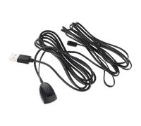 Mikikit Cable Extensor de Receptor Infrarrojo para Control Remoto con Luz LED de 1,5 Metros y Enchufe de 3,5mm para Decodificador en Salones y Dormitorios